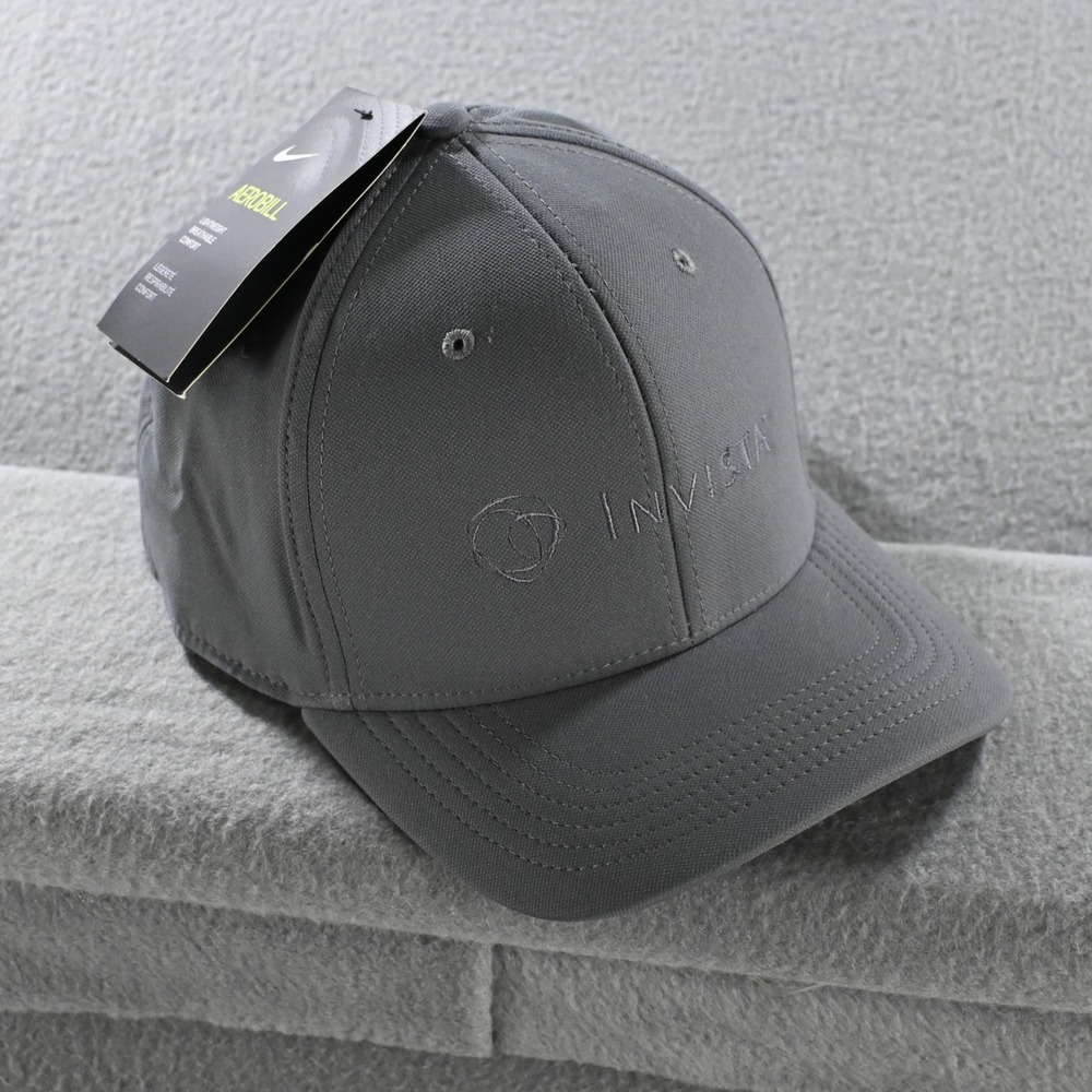 Nike Unisex AeroBill Classic99 Golf Hat AA1860-021 L/XL Gray Invista Logo